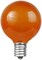 25-Pack G40 Orange Globe Bulbs – 5W E12 Candelabra Base Incandescent Replacement Bulbs for Outdoor String Lights, Warm Decorative Patio Lighting with 3000-Hour Lifespan